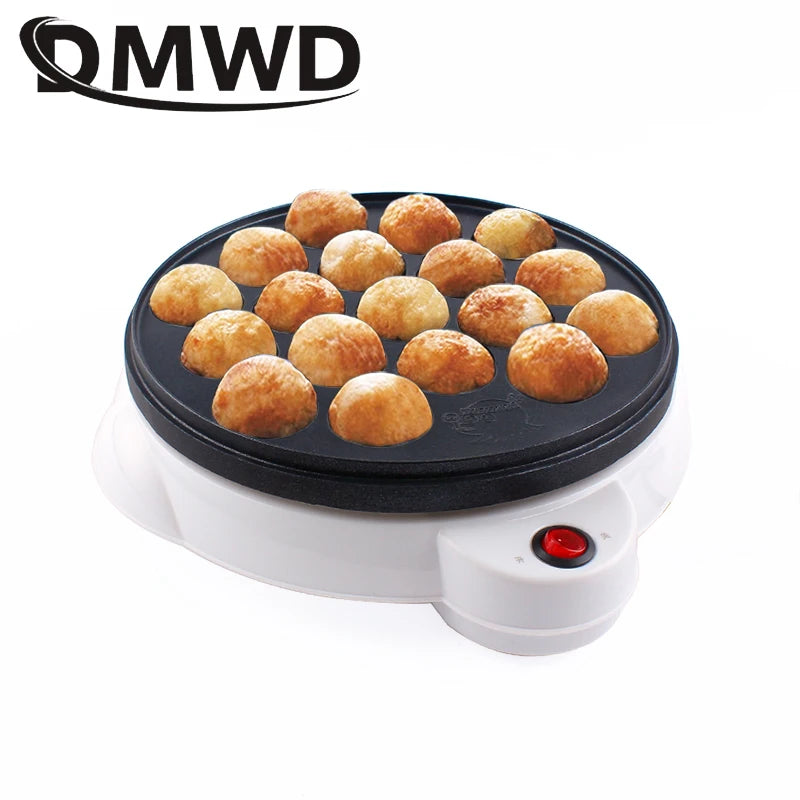 110V/220V Chibi Maruko Baking Machine Electric Takoyaki Maker Donut Octopus Ball 18 Holes Grill Pan Professional Cooking Tools