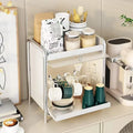 New Drawer Organizer Deluxe Desktop Makeup Organizer Kitchen Shelf Dustproof Mug Tea Set Coffee Drawer Countertop Organizer