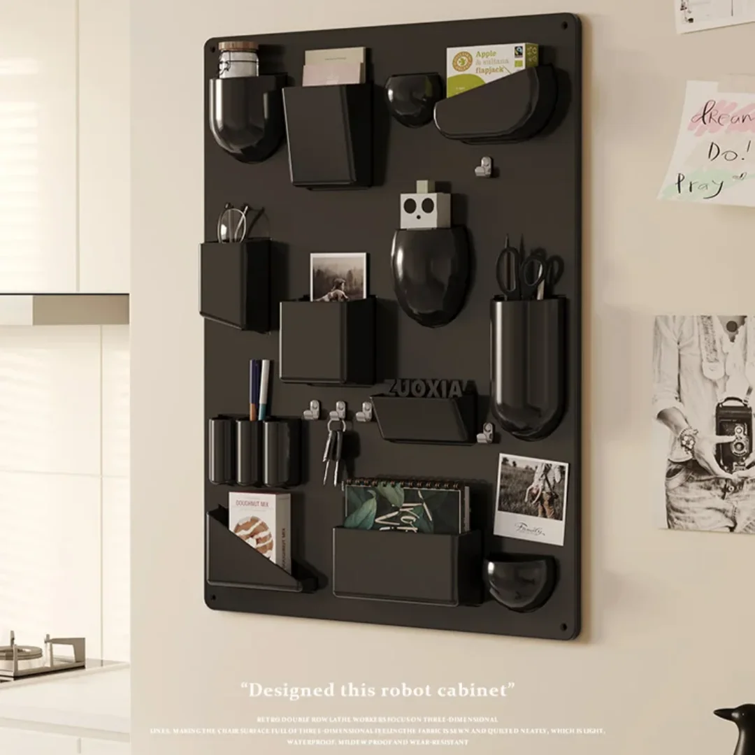 Wall Mounted Organizer Rack – Storage Shelf for Office, Kitchen, Bathroom