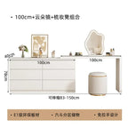 Luxury Dressing Table Drawer White Makeup Mirror Corner Desk Dresser Table Cabinet Organizers Storage Penteadeira Home Furniture