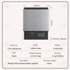 ITOP 2922R Coffee Scale 0.1g/3kg Accurate Weighing Timing Function Gouache Ratio Display Automatic Water Filling Timing