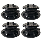 4pcs Height-adjustable Floor Balance Support Pedestal Bearing Decking Boards Slab Bearing Terrace Bearing Weatherproof Tools
