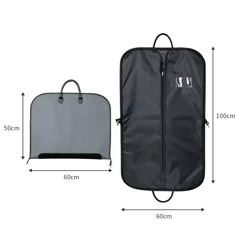 Premium Suit Cover Bag Waterproof Garment Bag with Handle Protective Cover for Clothes Suit Case Dustproof Clothes Organizer