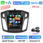 CAIXI GX9 Car Radio Multimedia Player for Ford Focus 3 Mk 3 2011 - 2019 Android 12 2din Carplay Auto Stereo GPS Vertical Tesla