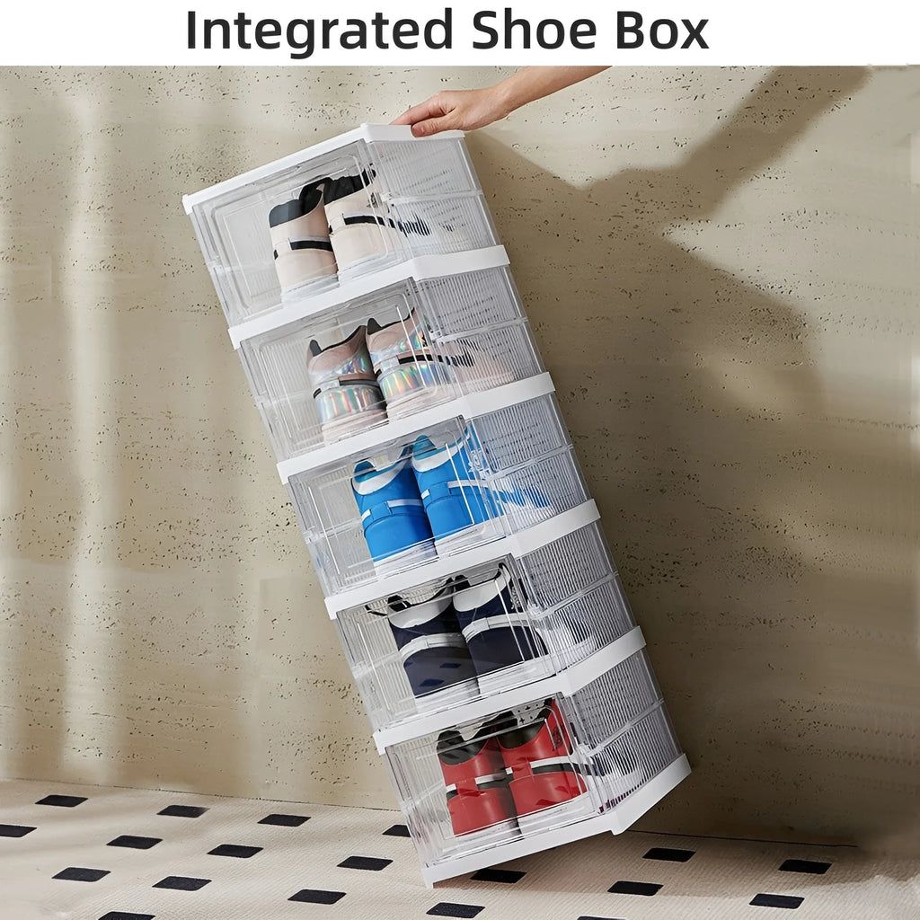 6-Layer Transparent Shoe Box