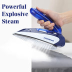 Travel steam iron 1100W, travel iron 110/240V, portable foldable handl