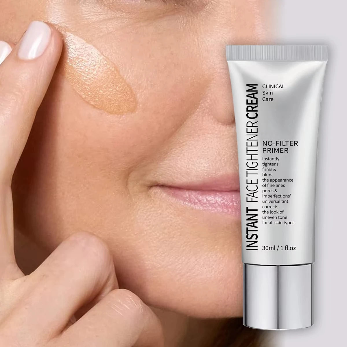 Natural No-Filter Primer & Concealer – Instant Firming, Oil Control Cream