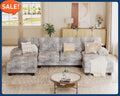 Compact U-Shaped Sofa