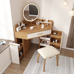Corner Dressing Table Modern Minimalist Bedroom Corner Simple Makeup Table Multifunctional Dresser