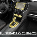 For SUBARU XV 2023 2022 2021 2020 Accessories interior film transparent TPU PPF Gear Panel Center Console Anti-scratch Sticker