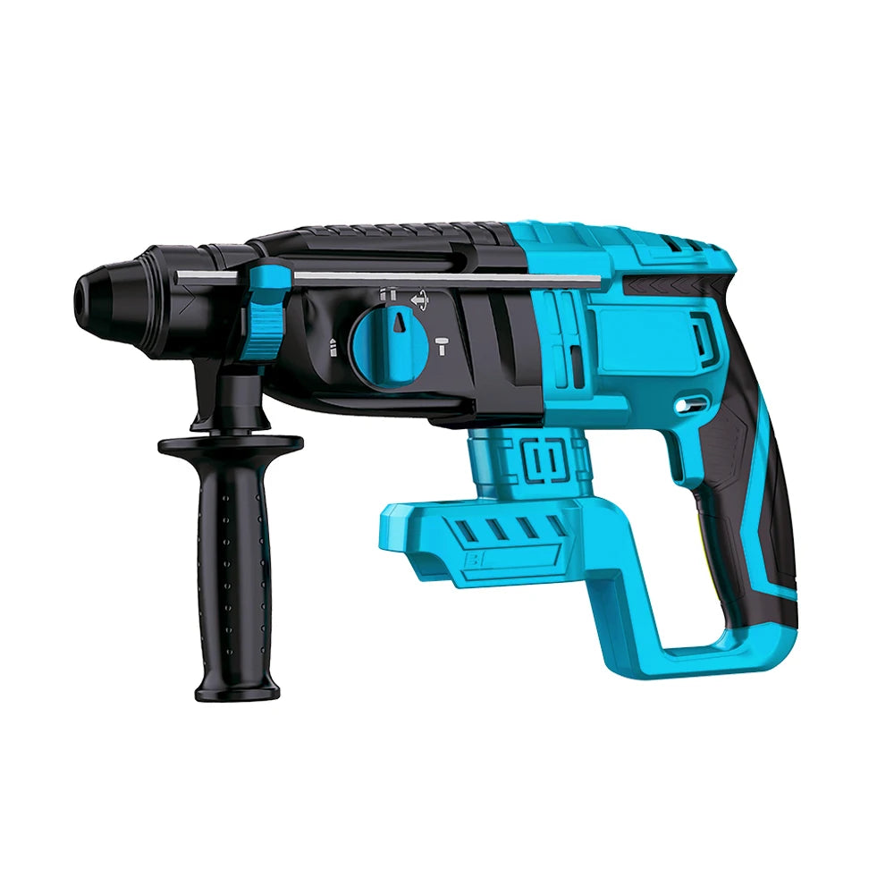 28MM Brushless Electric Hammer Drill Rotary Cordless Rechargeable Power Tools Compatible with Makita Dewalt Milw