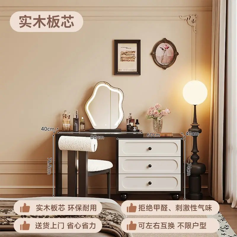Corner dresser chest integrated antique modern bedroom simple bedside cabinet new retro makeup table