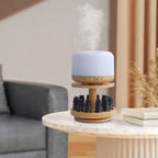 Essential Oils Storage Rack 2Tier Tabletop Display Stand Natural Bamboo Wood Fragrance Oil Shelf for Aromatherapy Bottle Storage