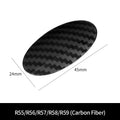 Car Styling Co-pilot Glove Box Switch Panel Button Decoration Sticker Trim For Mini Cooper R55 R56 R57 R58 R59 Auto Accessories