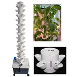 Hidroponia Garden Vertical Tower 14 Layer 70 Holes Torre Idroponica Verticale Hydroponics Growing System