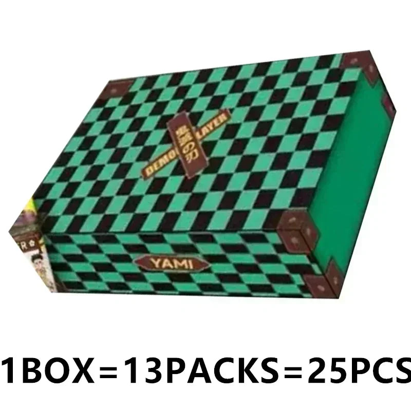 Douqu Original Demon Slayer English Version Trading Card Full Series Anime Collection Card Board Game Children's Toys Gift