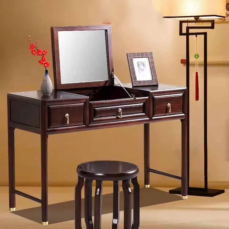 Stool Box Girl Dresser Eithe Drawers Luxury Brown Women Wooden Dressing Table Storage Living Room Comoda Pra Quarto Furniture