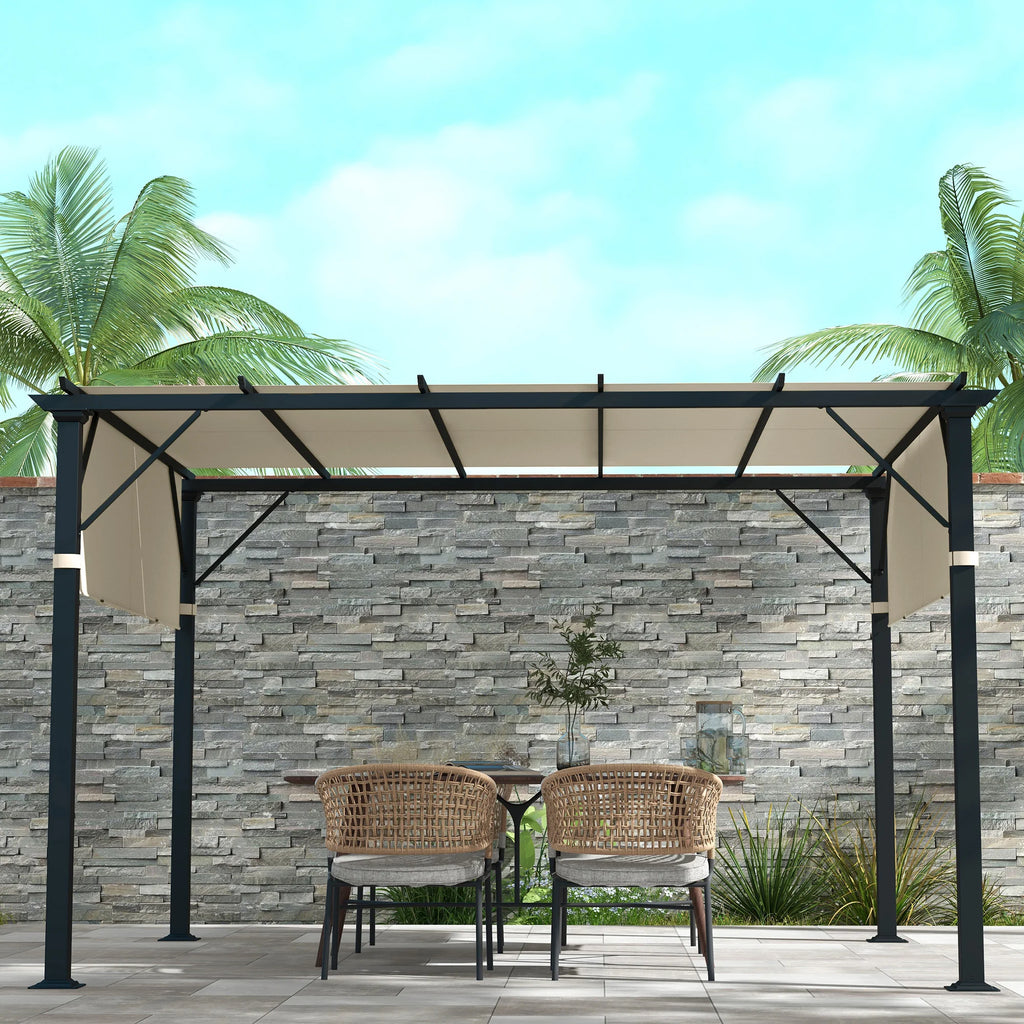 Outsunny 2 Pcs Pergola Shade Cover, Pergola Canopy for 10 X 11.8ft Pergola