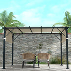 Outsunny 2 Pcs Pergola Shade Cover, Pergola Canopy for 10 X 11.8ft Pergola