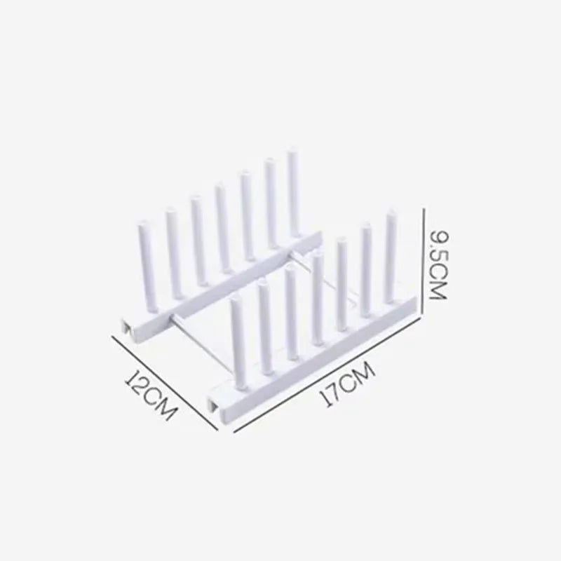 Multi functional creative kitchen storage rack, household bowls, spatulas, spoons, storage rack, plastic drain bowl rack