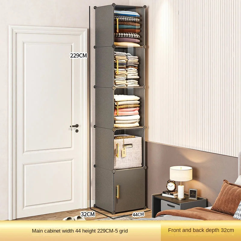 NEW Wardrobe Clothes Cabinets Dressers Cube Storage Locke Closet Plastic Collapsible Sturdy Home Bedroom Foldable Furniture