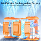 Xiaomi Dual Motors Belt Clip 20000RPM Rechargeable Waist Neck Fan 1000