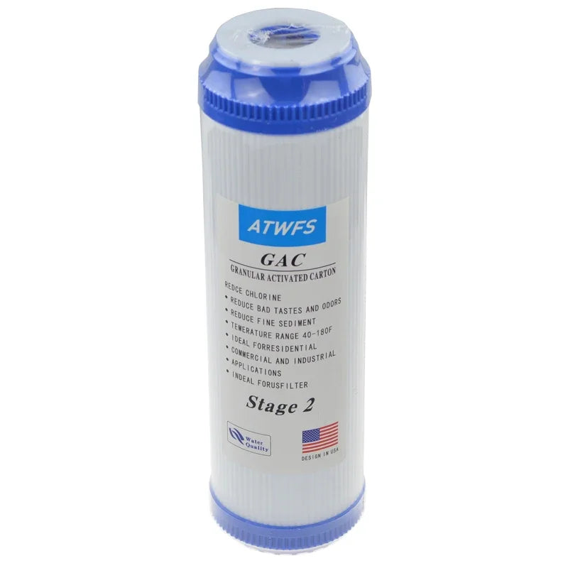 10 Inch Water Purifier Filter UDF Granular Activated Carbon Filter+PP
