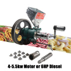 25Kg/h Snack Extruder Corn Rice Food Extrude Puffing Machine Twisted Hollow Stick Solid Crispy Popper Bulking Machine