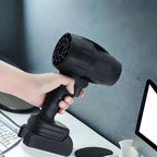 Violent Hair Dryer Turbine Fan for Cleaning Fallen Leaves, Computer Dust, Snow and Sand. Powerful Electric Blower (No Battery)