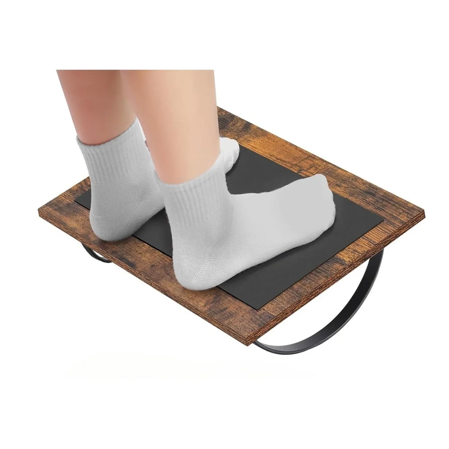 2-Step Stool for Adults & Kids, Heavy-Duty Steel & Wooden, Supports 500lbs, Ideal for Kitchen, Bedroom, Bathroom