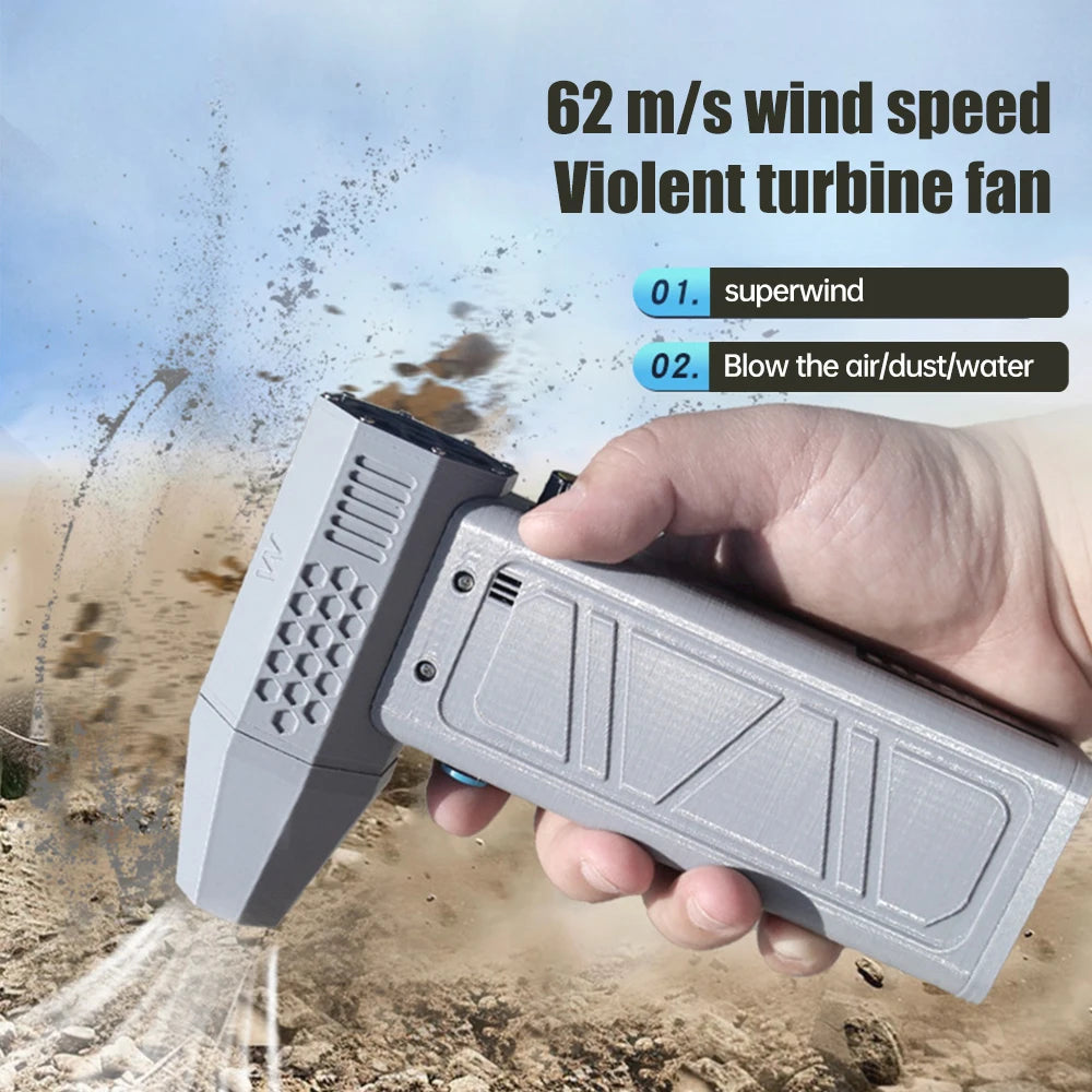 Turbo Jet Fan Powerful Air Blower 140000RPM 52m/s Electric Blower Brushless Motor Handheld Duct Fan High-Performance Cyclone 송