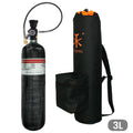 TUXING 4500Psi 300Bar 3L Carbon Fiber Cylinder with High Pressure Charging Regulator Valve Protective Carrier Bag M18*1.5