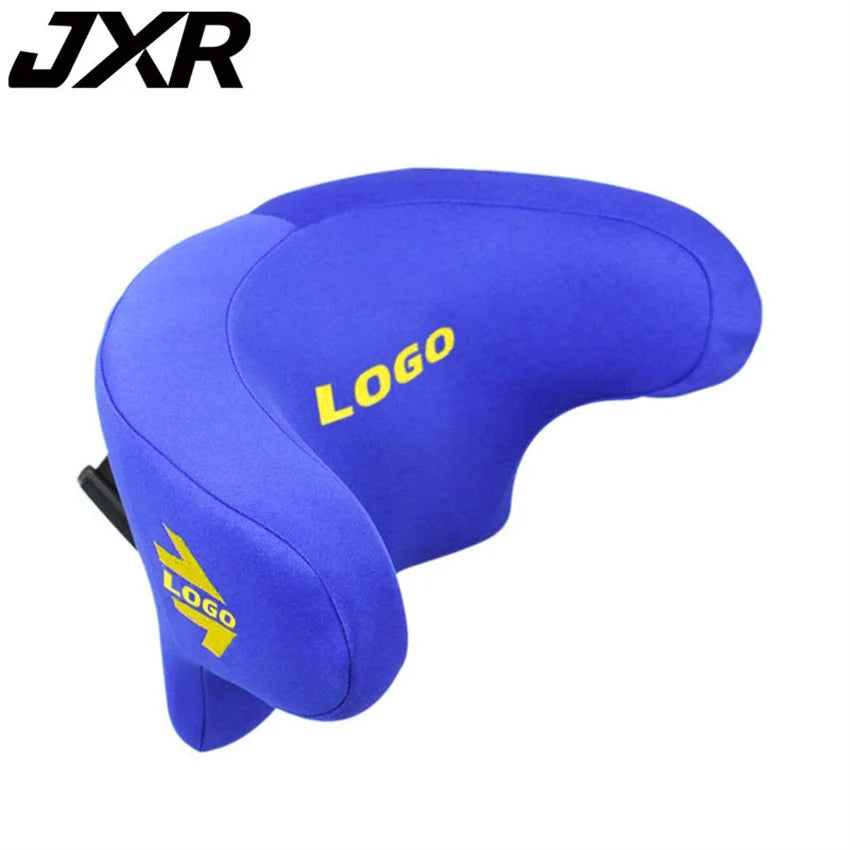 1Pcs MO Car Interior Headrest Seat Head Support Neck Pillow soft memory cotton Seat Support Decor Headrest Backrest Cushion