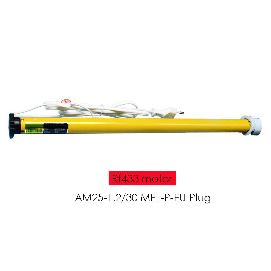 A-OK AM25 1.2/30 Rolling Tubular Motor,RF433 Motor,High Quality Motor for Rolling/Roman Curtain/Sun Blinds/ for 38mm Tube