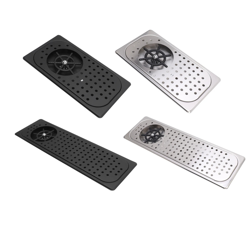 304 Stainless Steel Pitcher Rinser Cup Washer Glass Cleaning Rinser High Pressure Washing With Drain Drip Tray Hose for Bar