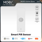 MOES Tuya WiFi/ZigBee Smart PIR Sensor Human Body Infrared Motion Detector Home Security Scene Linkage Automation Battery Power