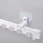 Non Punching Self-adhesive Curtain Track Flexible Bendable Wall Or Ceiling Installation Window Room Divider RV Curtain Track