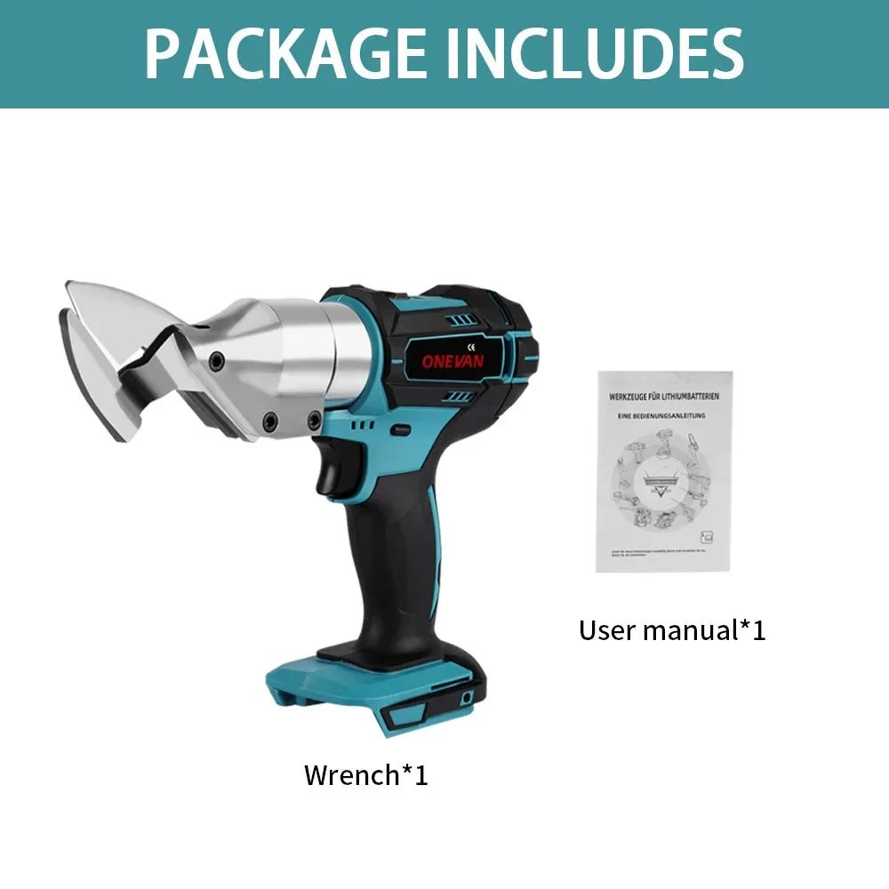 588N.m Electric Scissors Efficient Rechargeable Metal Plate Iron Multifunction Power Cutting Tool For Makita 18V Battery Pin