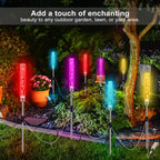 4Pcs Solar Garden Light Led Outdoor Light Waterproof External Solar Lamp Landscape Lighting For Lawn Camping Path Backyard Decor