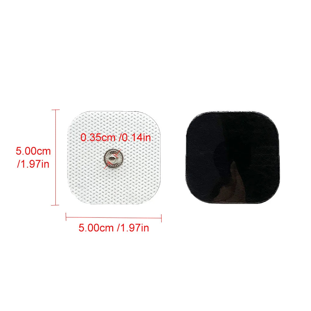 Physiotherapy Tens Electrode Pads Conductive Gel Therapeutic Pulse Pressure Electrical Compex Muscle Stimulator Massage Patches