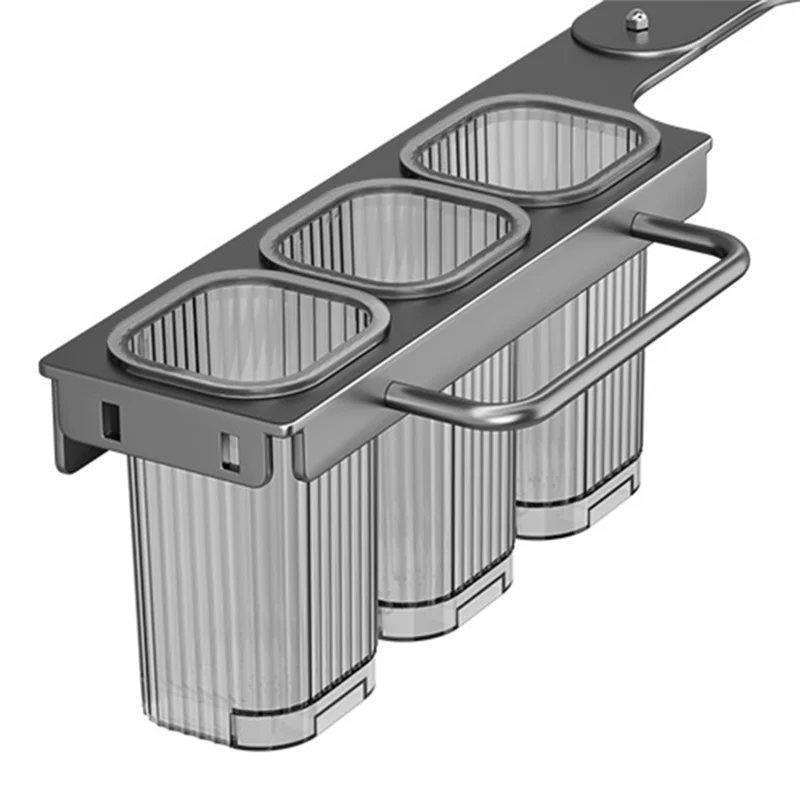 KYCOR-Wall-Mounted Multi-Functional Knife Holder - Folding Shelf For Kitchen, Includes Chopsticks Tube And Cutter Storage
