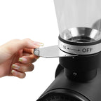 Automatic 98mm Electric Grinder Single Dose Espresso Titanium Flat Burrs Coffee Bean Grinder Commercial Electric Coffee Grinder
