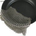 Kitchen Cleaning Ring Stainless Steel Cleaner Chainmail Scrubber Accessories Reusable Washing Net Cleaning Tool for Home[Q]Q@