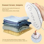 Mini Handheld Travel Iron 120V/220V Lightweight Dry Iron 30S Heat Pres