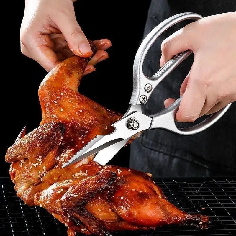 Kitchen Accessories Scissors Stainless Steal Sharp Multi Function Tool Food Scissor for Chicken Vegetable Barbecue Meat Fish