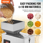 VEVOR 1-100g/1-200g/10-500g Powder Filling Machine Automatic Intelligent Particle Weighing Dispenser Machine  for Tea Seeds