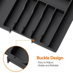 1Pc Expandable Kitchen Drawer Organizer - Adjustable Retractable Cutlery Storage Box with Dividers for Utensils,Drawer Organizer