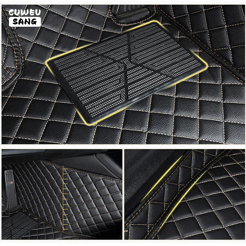 CUWEUSANG Custom Car Floor Mats For Lexus NX NX200t NX250 NX300 NX300h NX350 NX350h NX450h Auto Carpets Foot Coche Accessorie