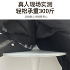 Tulip White Small Round Table Internet Celebrity Reception Negotiation  Balcony  Bedroom  Home  Milk Tea Shop Walnut  Dining