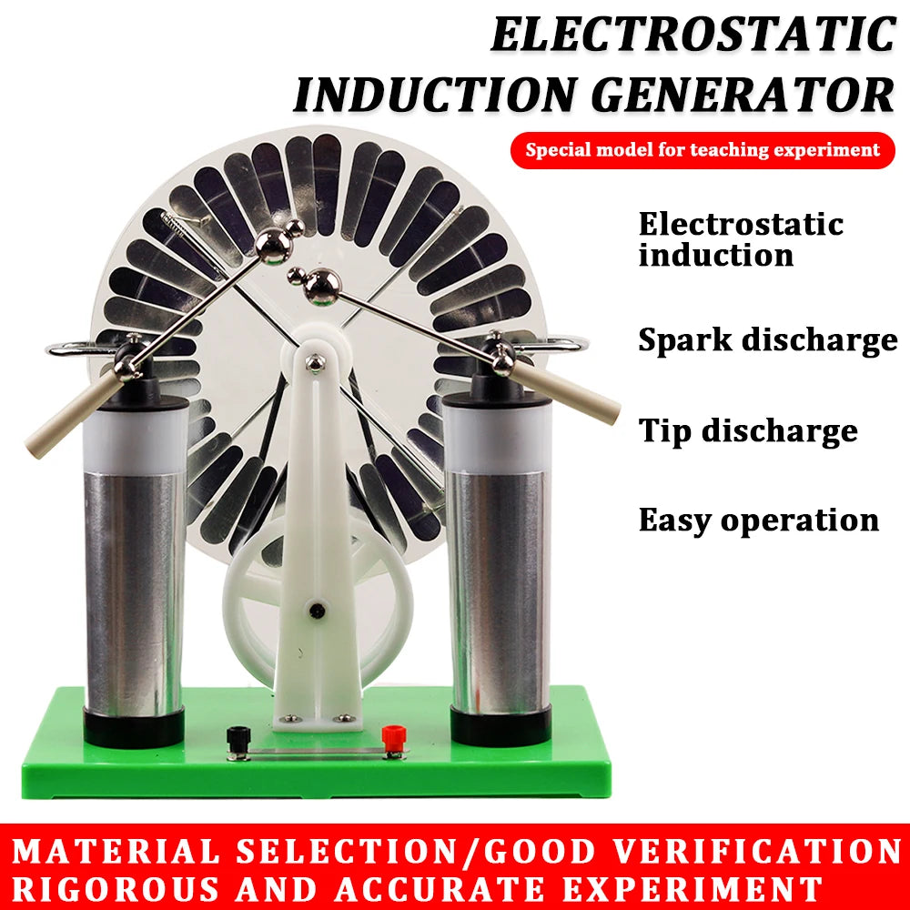 Wimshurst Static Machine Physics Electrostatic Generator Electricity Tesla experimental equipment